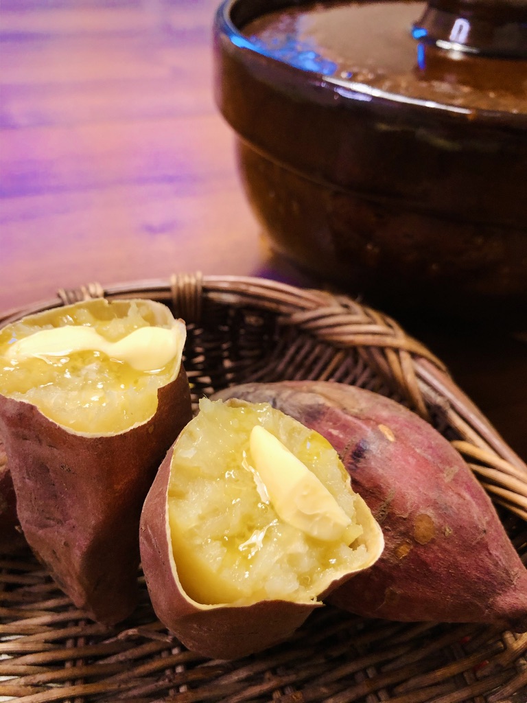 Ishi Yakiimo Stone-roasted Sweet Potato Baking Pot