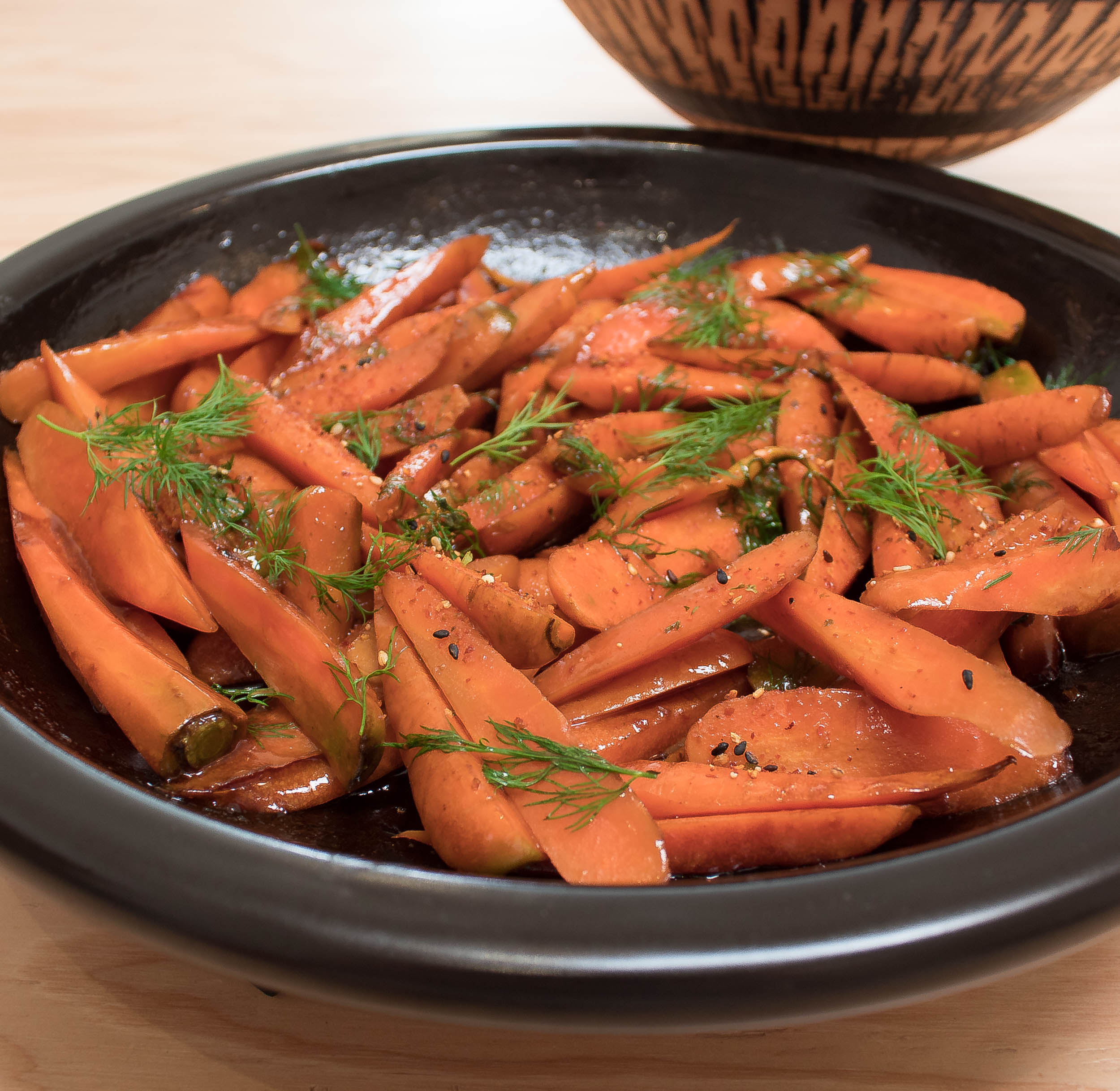 Steam-Fry Carrot in Oyster Mayo Sauce – Happy Donabe Life