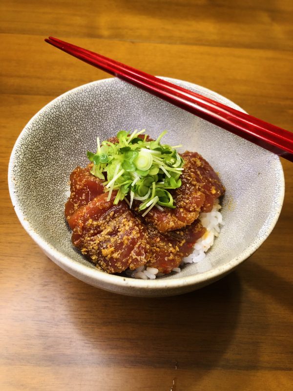 Spicy Soy-Marinated Tuna Rice Bowl – Happy Donabe Life