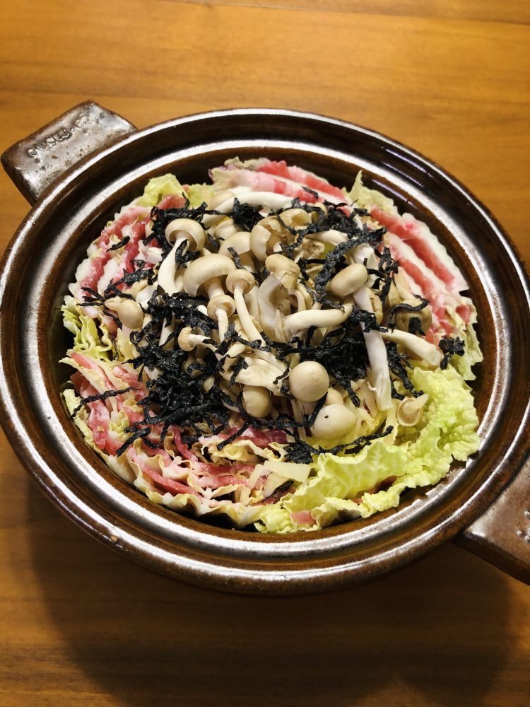 ShioKombu Pork & Napa Cabbage Mille Feuille Happy Donabe Life