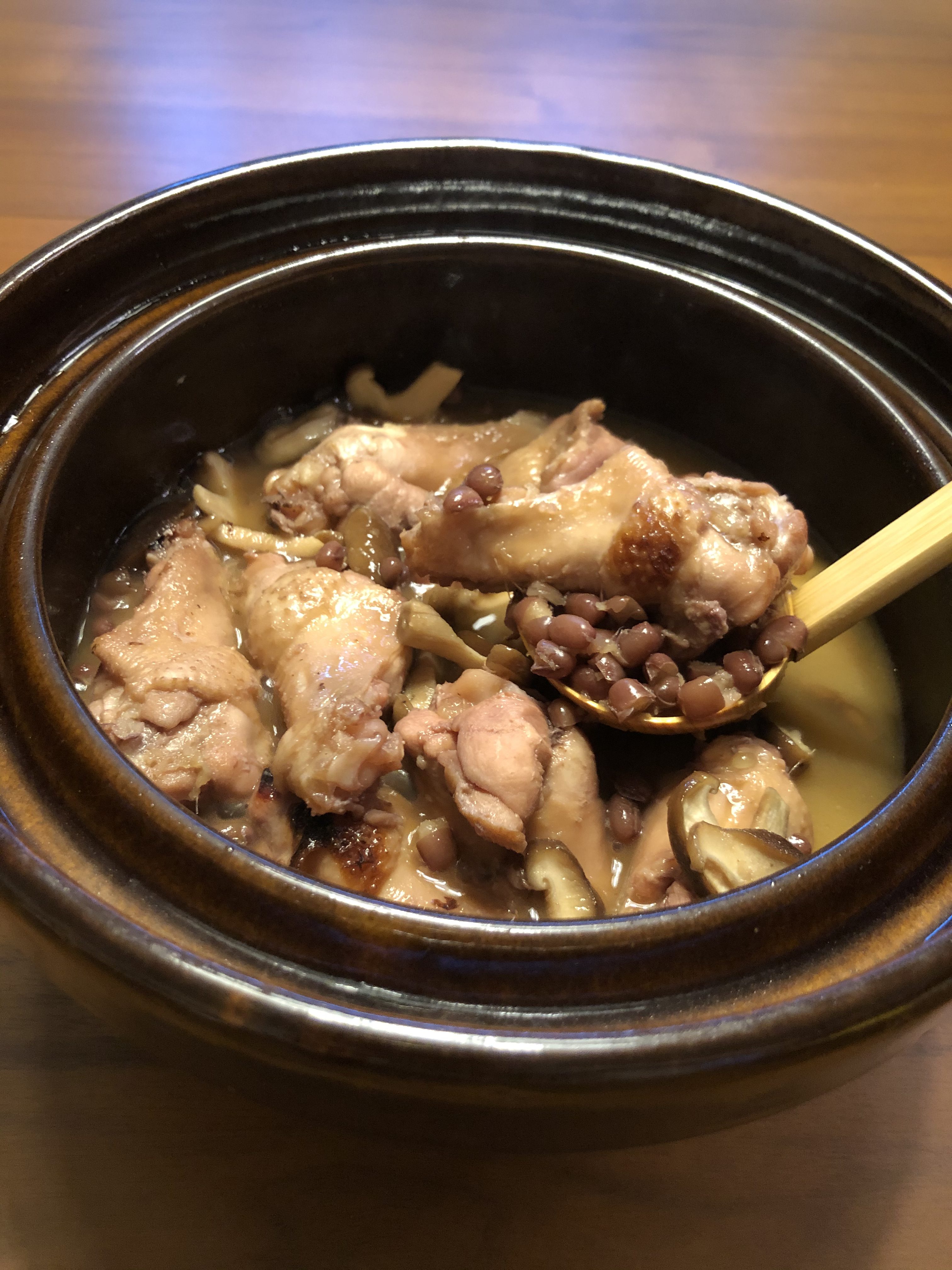 Azuki Chicken Happy Donabe Life