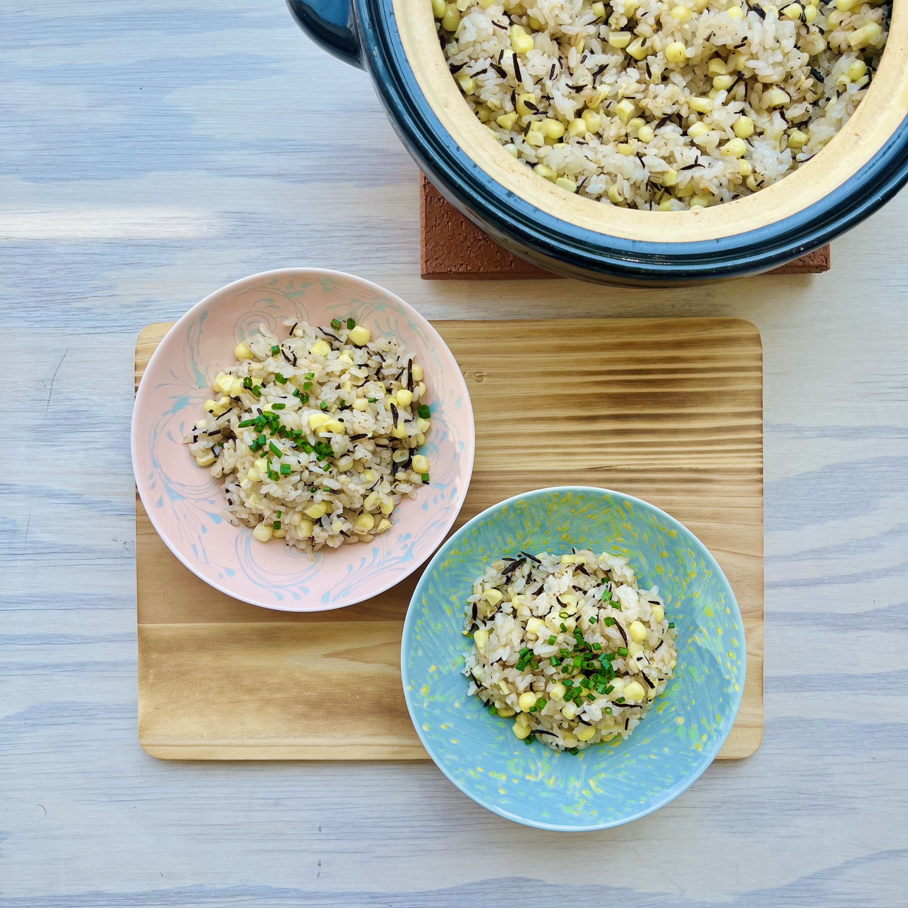 Umeboshi Corn & Hijiki Rice – Happy Donabe Life