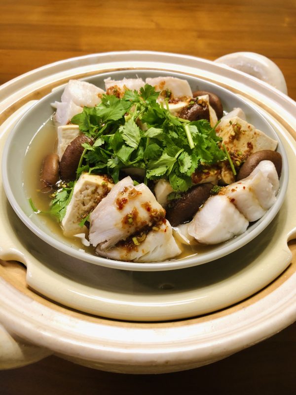 Steamed Black Cod with SoyNegi Sauce Happy Donabe Life