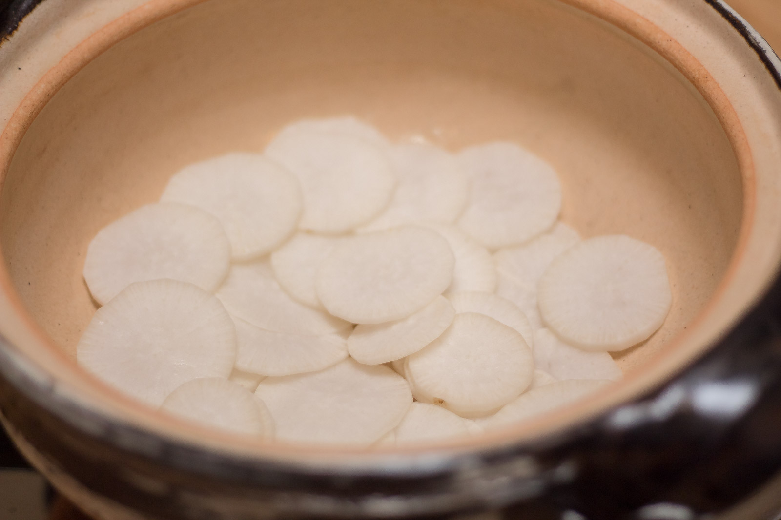 Salmon and Daikon in Garlic Butter Miso Sauce Happy Donabe Life