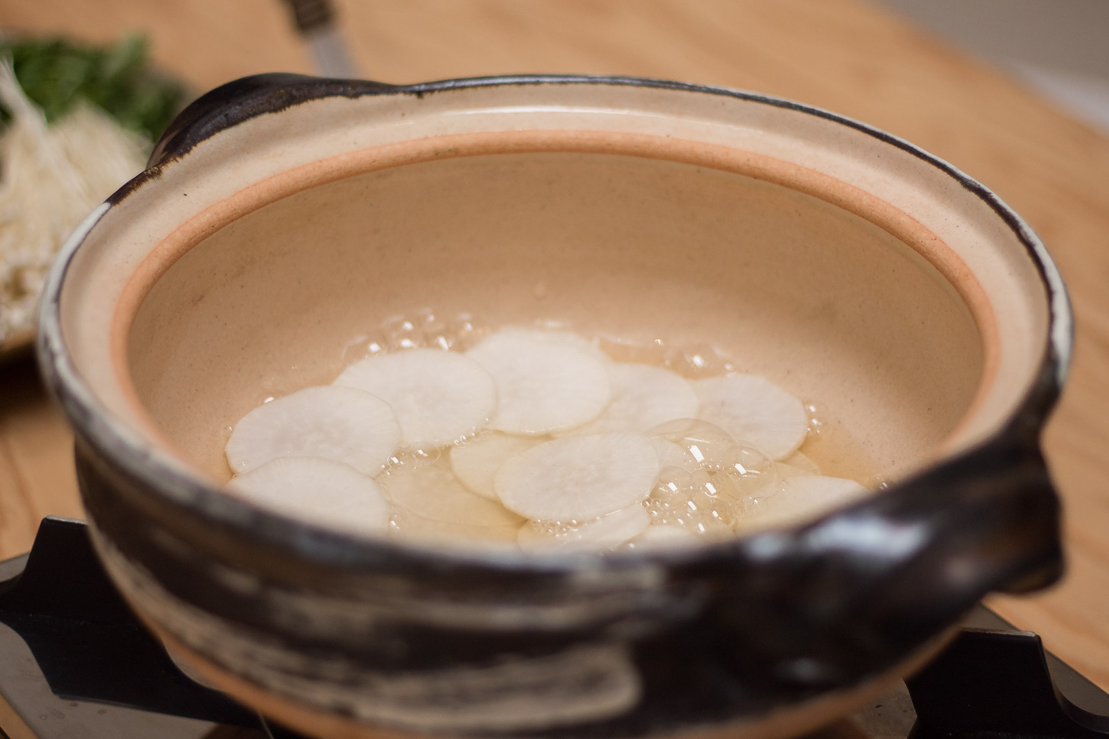 Salmon and Daikon in Garlic Butter Miso Sauce Happy Donabe Life