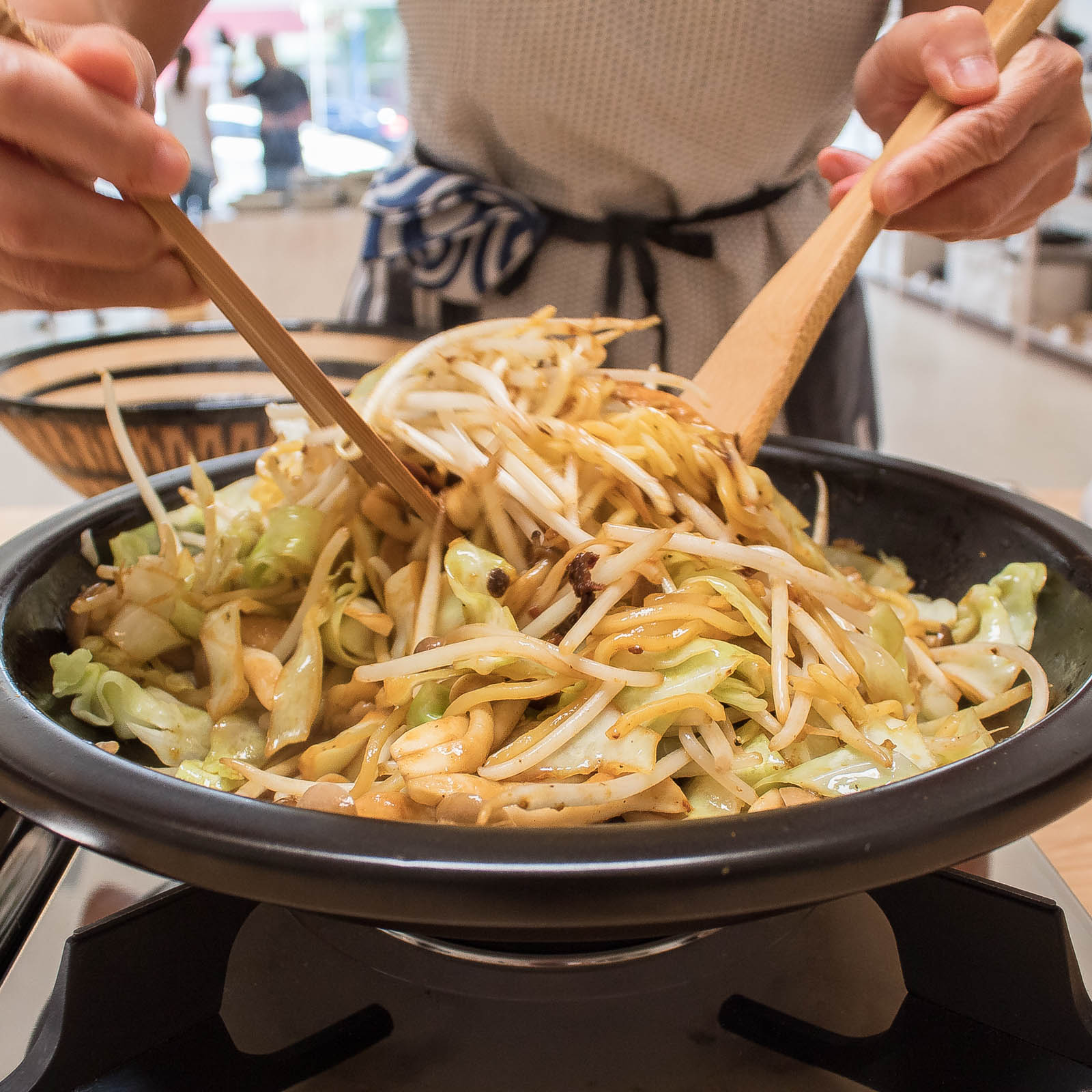 Curry & Tamari Flavored Steam-Fry Vegetable Yakisoba Noodle – Happy Donabe Life